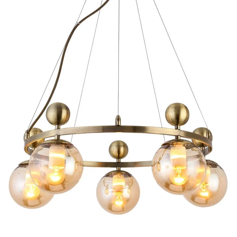 Люстра Demian Bronze Chandelier Бронза Люстра Demian Bronze Chandelier Бронза в Костроме | Loft Concept