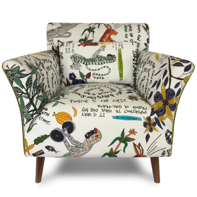 Кресло Wonderboy Occasional Chair Белый Мульти Кресло Wonderboy Occasional Chair Белый Мульти в Костроме | Loft Concept