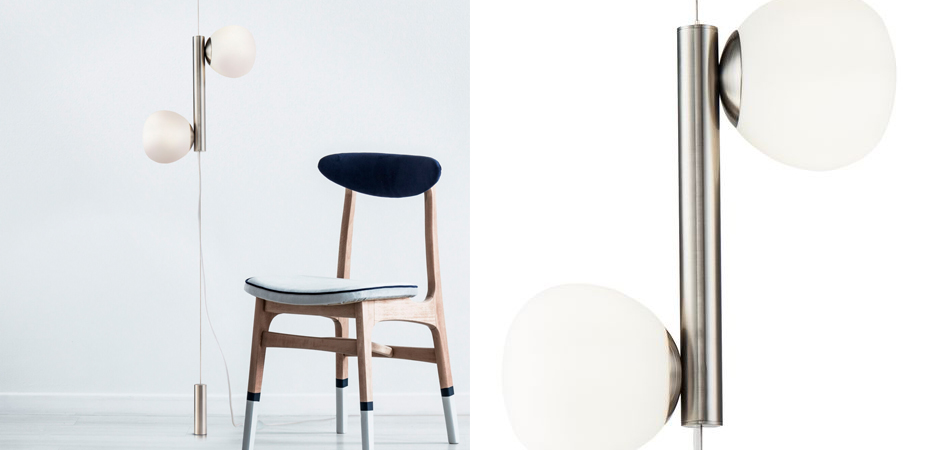 Торшер Tiepolo Ball Floor Lamp Double nickel Торшер Tiepolo Ball Floor Lamp Double nickel - Loft-Concept в Костроме