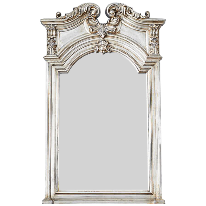 Зеркало Lupescu Mirror White Белый винтажная патина Зеркало Lupescu Mirror White Белый винтажная патина в Костроме | Loft Concept