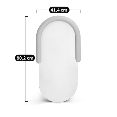 Зеркало овальное Curved Furniture бежевое Зеркало овальное Curved Furniture бежевое в Костроме