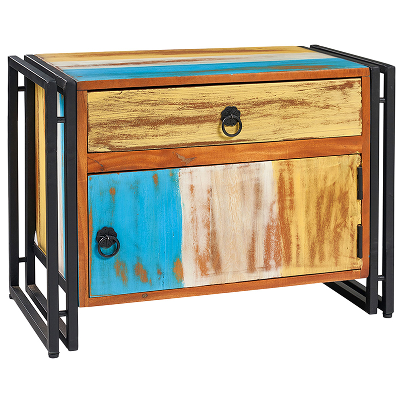 Комод Loft Antique Wood Мульти Коричневый Черный Комод Loft Antique Wood Мульти Коричневый Черный в Костроме | Loft Concept