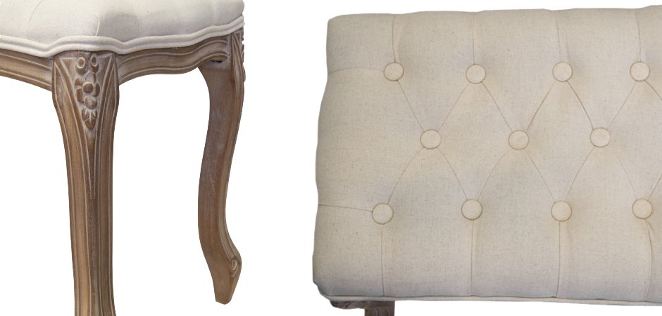 Банкетка French Provence Farmhouse Bench ivory Банкетка French Provence Farmhouse Bench ivory - Loft-Concept в Костроме