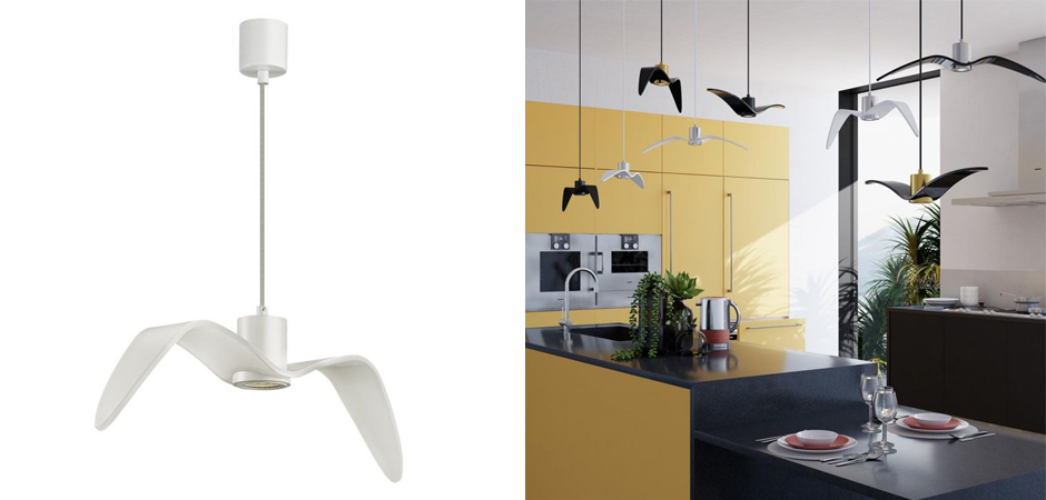 Подвесной светильник Seagull белый Подвесной светильник Seagull белый - Loft-Concept в Костроме