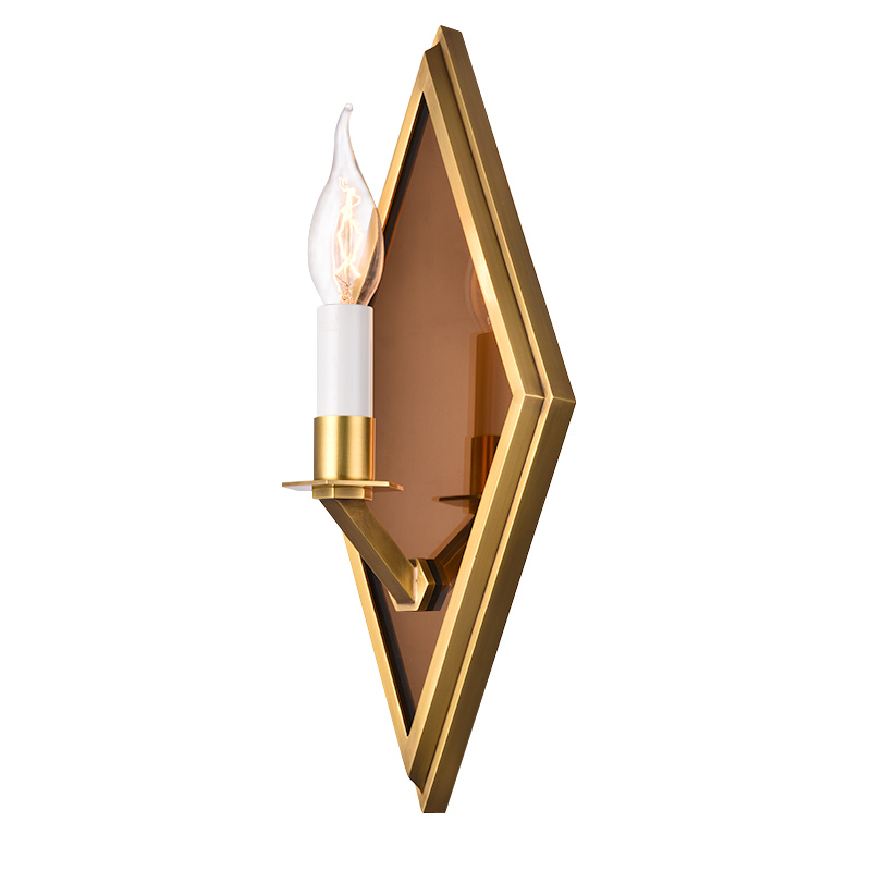 Бра Rhombus Wall lamp Латунь Бра Rhombus Wall lamp Латунь в Костроме | Loft Concept