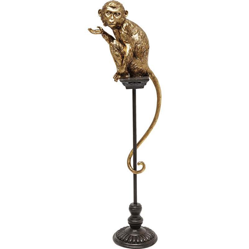 Статуэтка Golden Monkey on a stand Золотой Статуэтка Golden Monkey on a stand Золотой в Костроме | Loft Concept