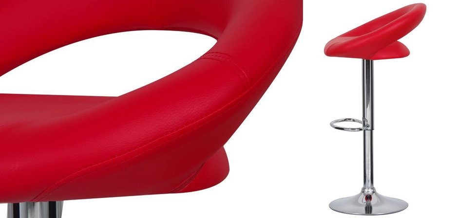 Барный стул Ring Dark Red Барный стул Ring Dark Red - Loft-Concept в Костроме