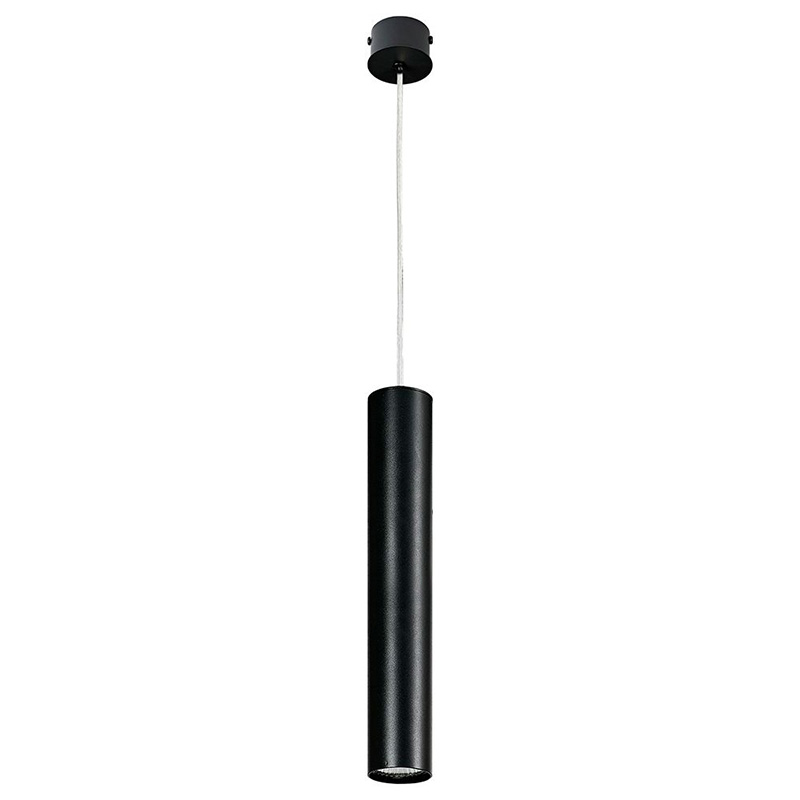 Подвесной светильник Luis Trumpet Tube Black Lamp Черный Подвесной светильник Luis Trumpet Tube Black Lamp Черный в Костроме | Loft Concept