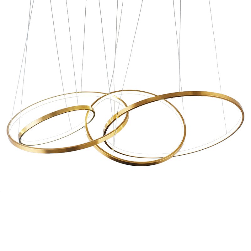 Люстра ORACLE 4 Rings Золотой в Костроме | Loft Concept 