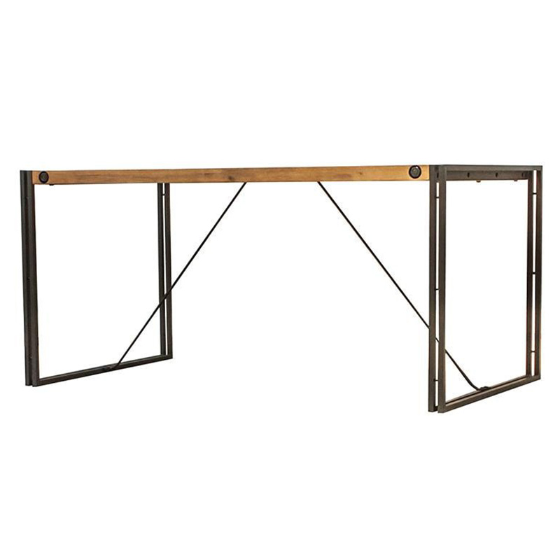 Стол Industrial Brooklyn dining table big Акация Графит Стол Industrial Brooklyn dining table big Акация Графит в Костроме | Loft Concept