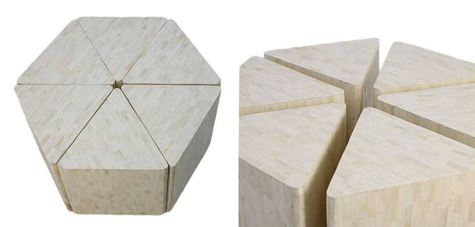Модульный Кофейный Стол инкрустированный Костью BONE INLAY Coffee Table Модульный Кофейный Стол инкрустированный Костью BONE INLAY Coffee Table - Loft-Concept в Костроме
