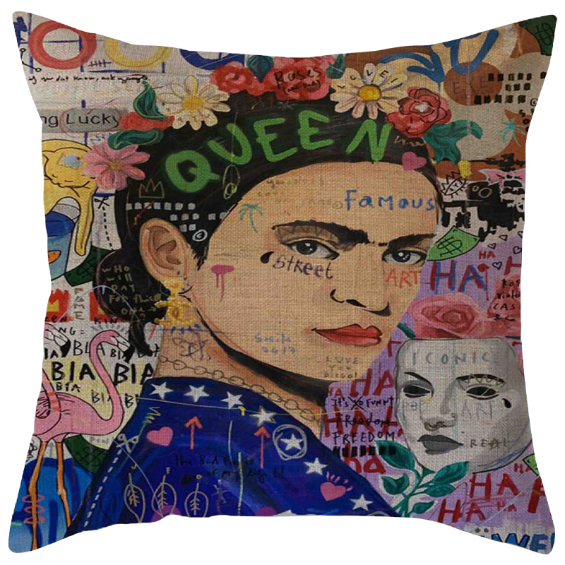 Декоративная подушка Frida Kahlo 17 Мульти в Костроме | Loft Concept 