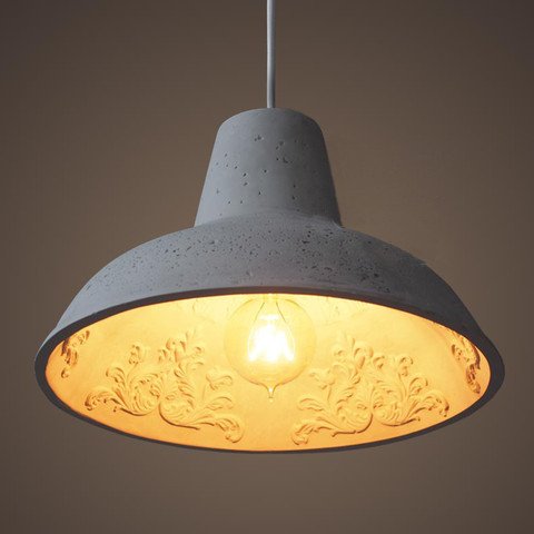 Подвесной светильник Art Gypsum Pendant Белый Серый Подвесной светильник Art Gypsum Pendant Белый Серый в Костроме | Loft Concept