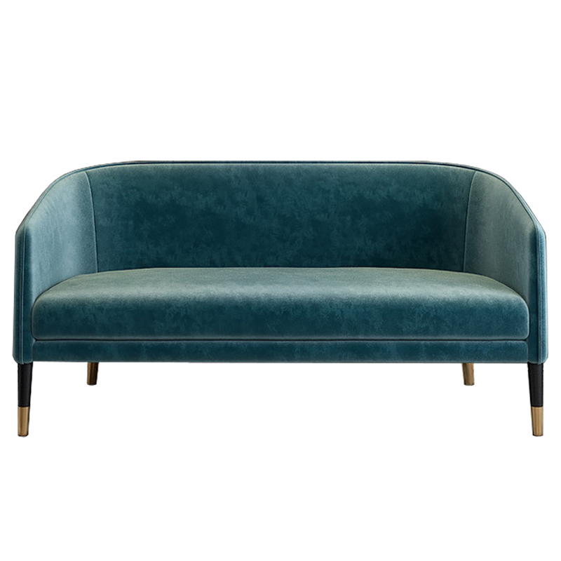 Диван Elliott Sofa Бирюзовый Черный Диван Elliott Sofa Бирюзовый Черный в Костроме | Loft Concept