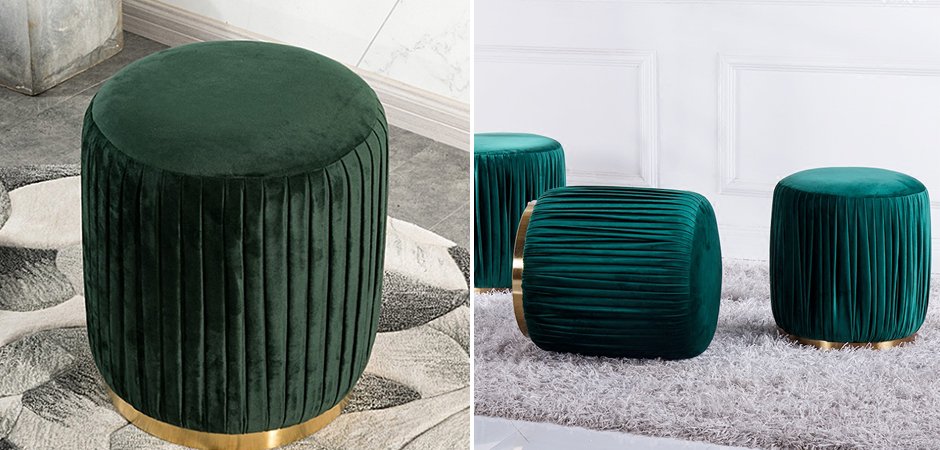 Пуф Emerald Corrugation Пуф Emerald Corrugation - Loft-Concept в Костроме