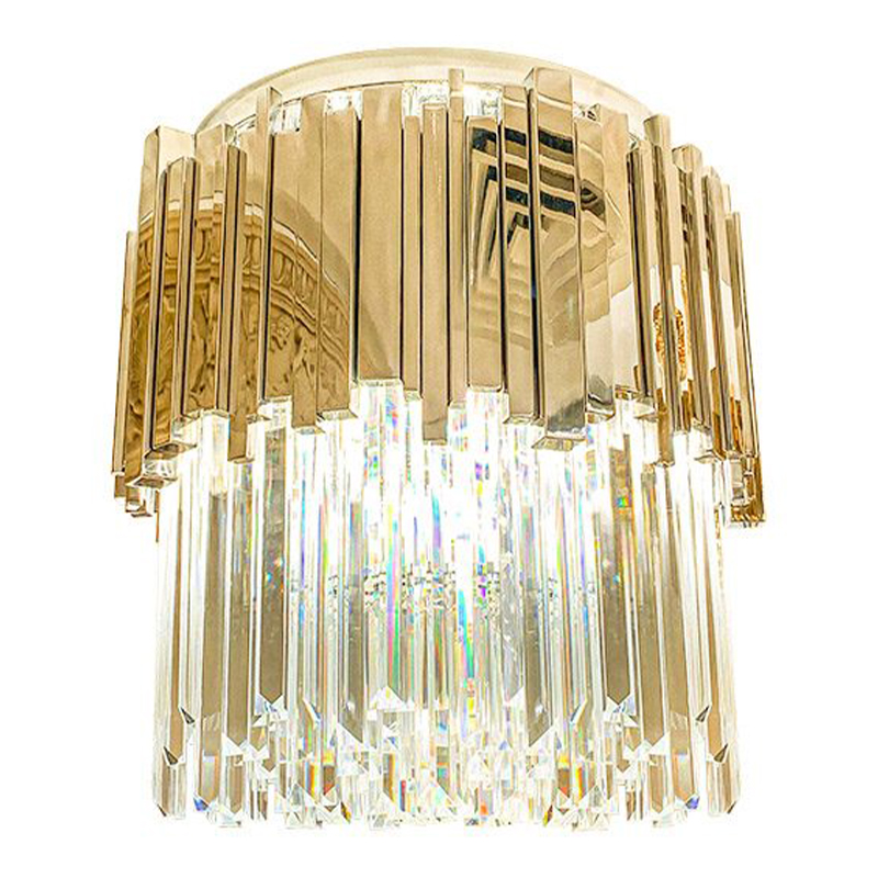 Потолочный светильник Luxxu Modern Round Light Gold 45 Золотой Прозрачное Стекло Потолочный светильник Luxxu Modern Round Light Gold 45 Золотой Прозрачное Стекло в Костроме | Loft Concept
