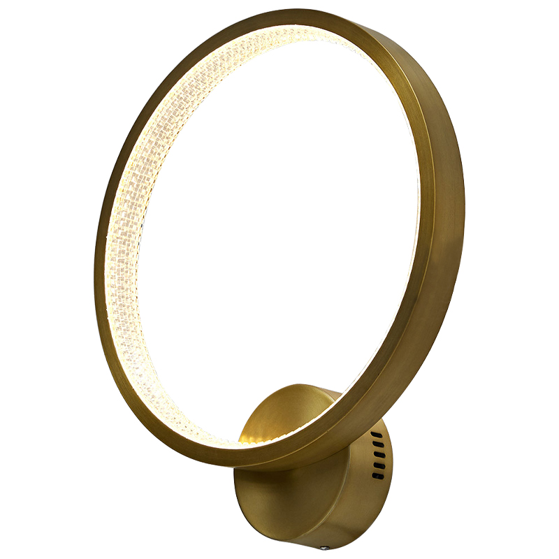 Бра Ring Light Gold Sconce Золотой Бра Ring Light Gold Sconce Золотой в Костроме | Loft Concept
