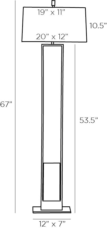 Торшер Arteriors MARKHAM FLOOR LAMP Brass Торшер Arteriors MARKHAM FLOOR LAMP Brass в Костроме
