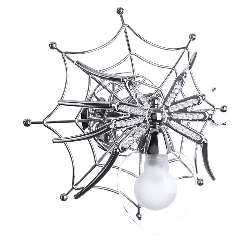 Бра Паук с паутиной Spiders lamp Серебряный Бра Паук с паутиной Spiders lamp Серебряный в Костроме | Loft Concept