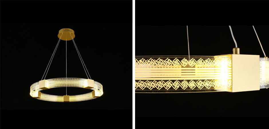 Подвесной Светильник Кольцо Ring Horizontal Ornament Meander 1 Подвесной Светильник Кольцо Ring Horizontal Ornament Meander 1 - Loft-Concept в Костроме