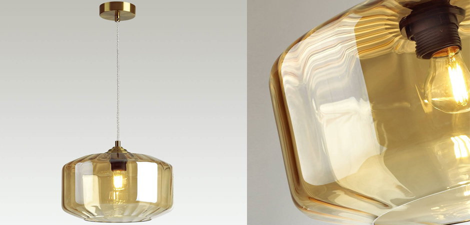 Подвесной светильник Multicolored Glass Amber Подвесной светильник Multicolored Glass Amber - Loft-Concept в Костроме