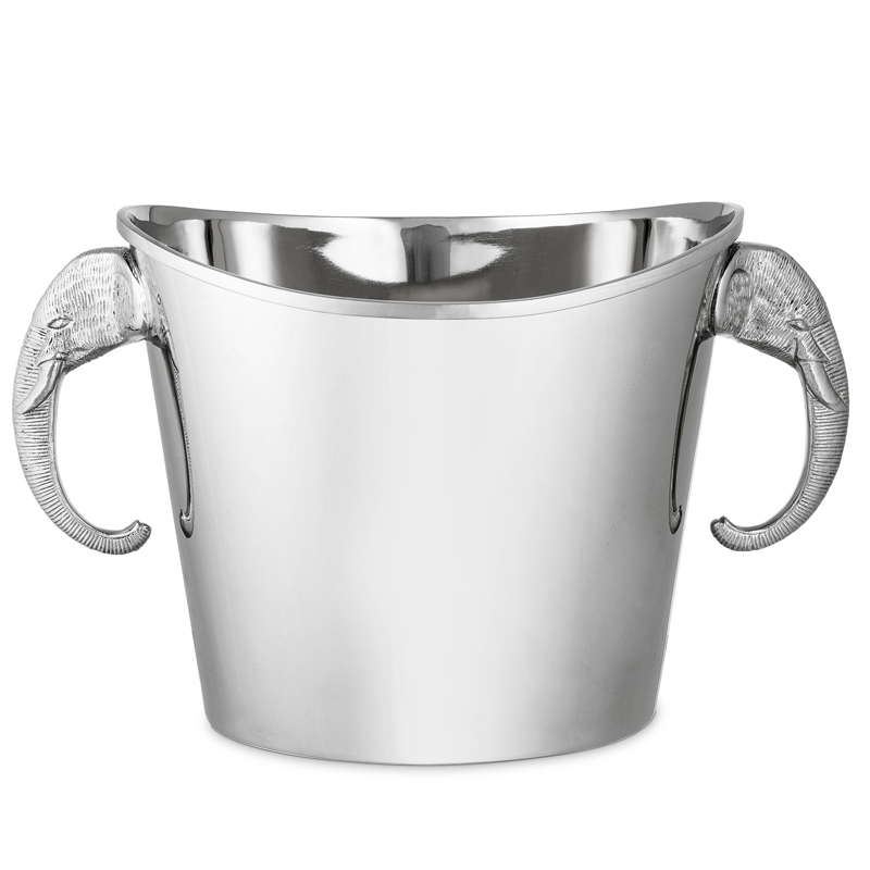 Ведерко для льда Eichholtz Wine Cooler Maharaja Никель Ведерко для льда Eichholtz Wine Cooler Maharaja Никель в Костроме | Loft Concept