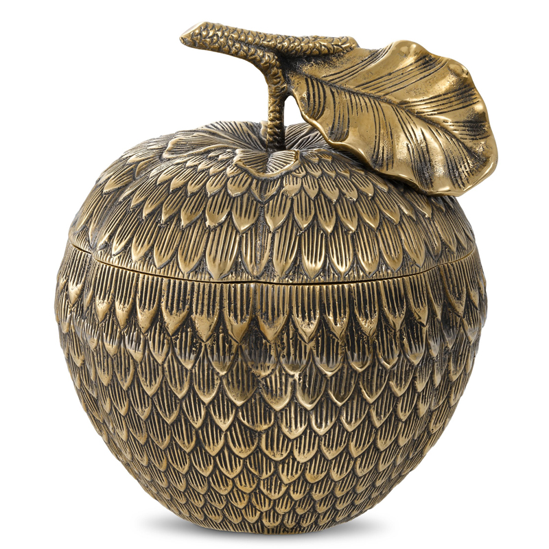 Шкатулка Eichholtz Box Custard Apple brass Винтажная латунь Шкатулка Eichholtz Box Custard Apple brass Винтажная латунь в Костроме | Loft Concept