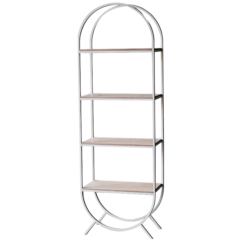 Стеллаж Lugo Industrial Metal Rust Rack Древесина Белый Стеллаж Lugo Industrial Metal Rust Rack Древесина Белый в Костроме | Loft Concept