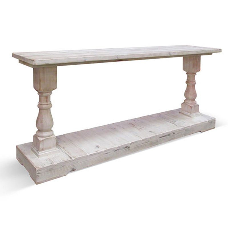 Консоль Oxford Washed Antique White Console Белый Консоль Oxford Washed Antique White Console Белый в Костроме | Loft Concept