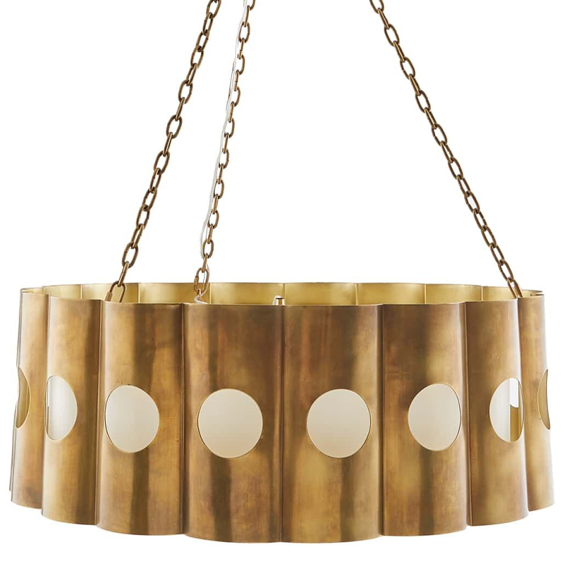 Люстра Arteriors SACRAMENTO CHANDELIER Латунь Белый Люстра Arteriors SACRAMENTO CHANDELIER Латунь Белый в Костроме | Loft Concept