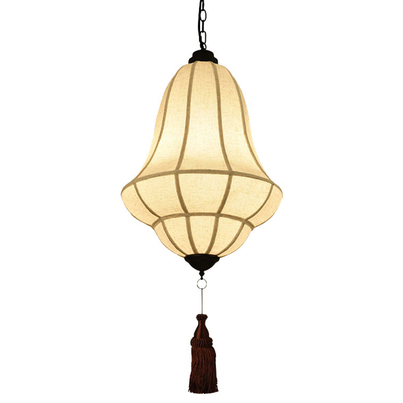 Подвесной светильник Bell Lantern Lighting Бежевый Подвесной светильник Bell Lantern Lighting Бежевый в Костроме | Loft Concept