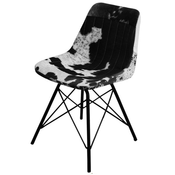 Стул Stlye Cowhide Chair Черно-белый Стул Stlye Cowhide Chair Черно-белый в Костроме | Loft Concept