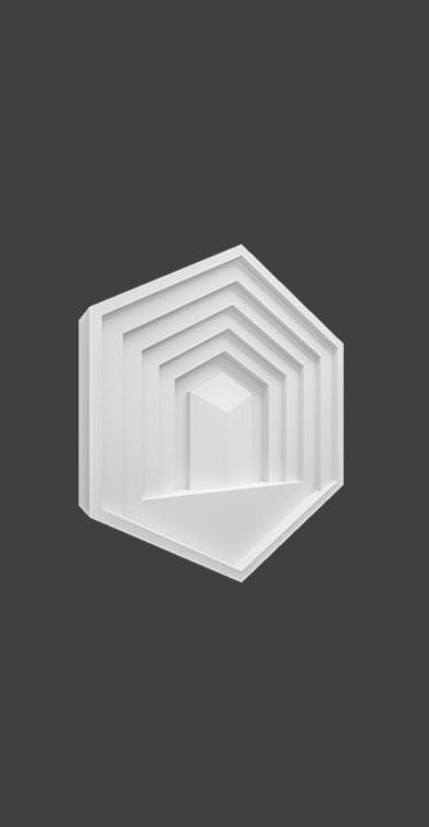 Гипсовая 3D Панель HEXAGON TEMPLE Гипсовая 3D Панель HEXAGON TEMPLE в Костроме