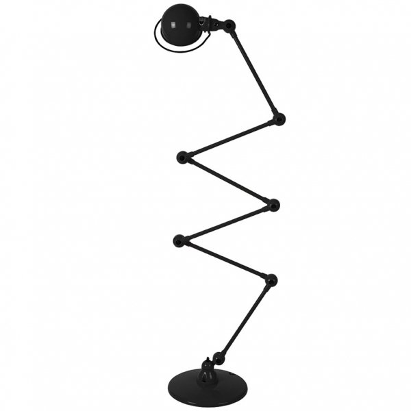 Торшер Zigzag Floor Lamp Черный Торшер Zigzag Floor Lamp Черный в Костроме | Loft Concept