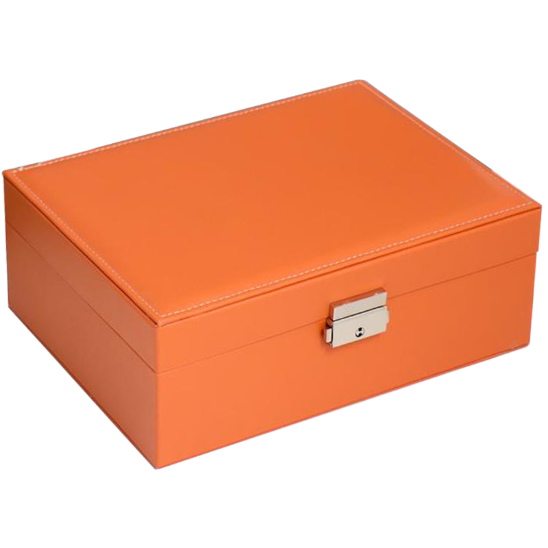 Шкатулка Auburn Jewerly Organizer Box orange Оранжевый Шкатулка Auburn Jewerly Organizer Box orange Оранжевый в Костроме | Loft Concept