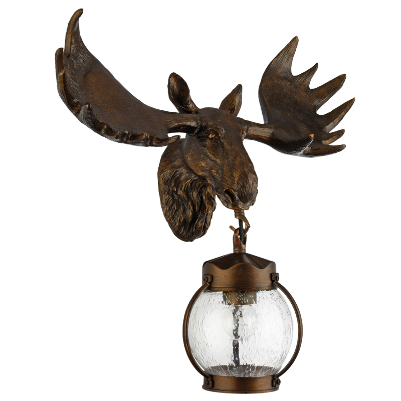 Уличный светильник Moose Lantern Коричневый винтаж Прозрачное Стекло Уличный светильник Moose Lantern Коричневый винтаж Прозрачное Стекло в Костроме | Loft Concept