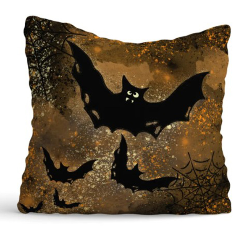 Подушка Halloween Bat Черный Серый Подушка Halloween Bat Черный Серый в Костроме | Loft Concept