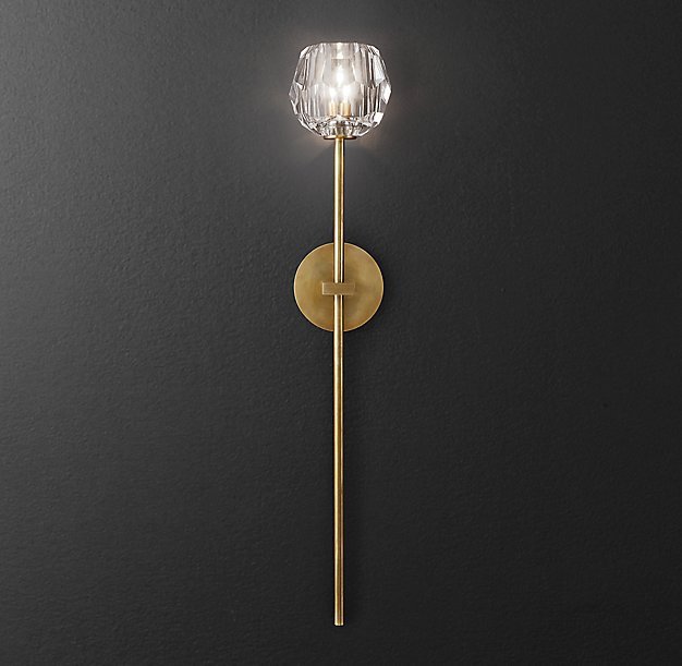 Бра RH Boule de Cristal Long Sconce Brass Латунь Бра RH Boule de Cristal Long Sconce Brass Латунь в Костроме | Loft Concept