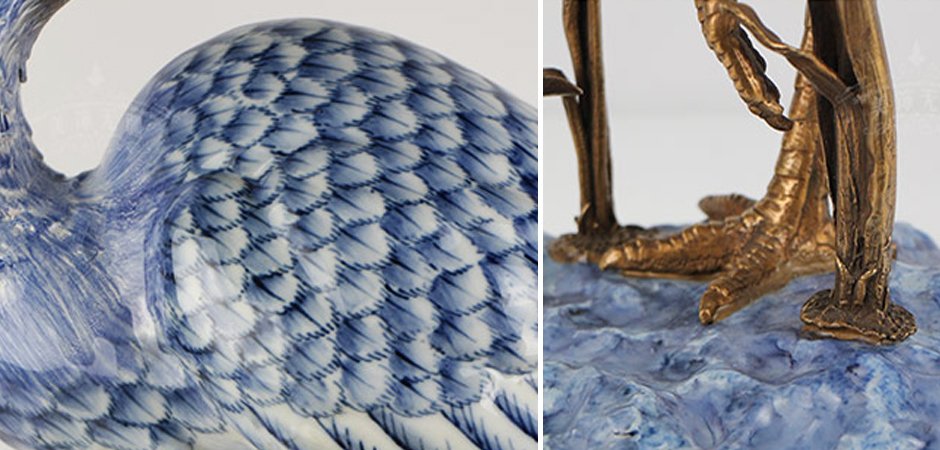 Декоративная статуэтка Цапля Бенну  - фото №1