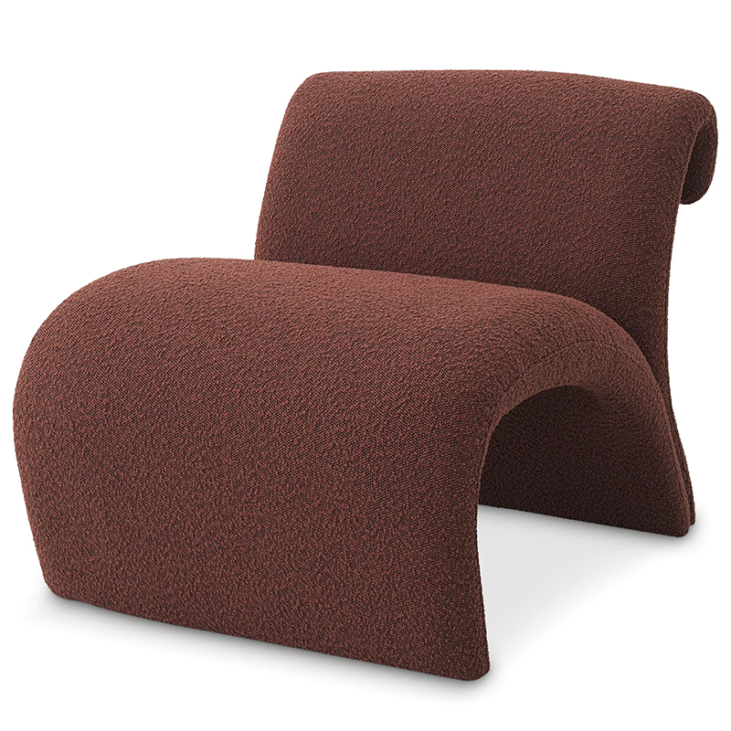 Кресло Eichholtz Chair Vignola Boucle Rouge Бургундский красный Кресло Eichholtz Chair Vignola Boucle Rouge Бургундский красный в Костроме | Loft Concept