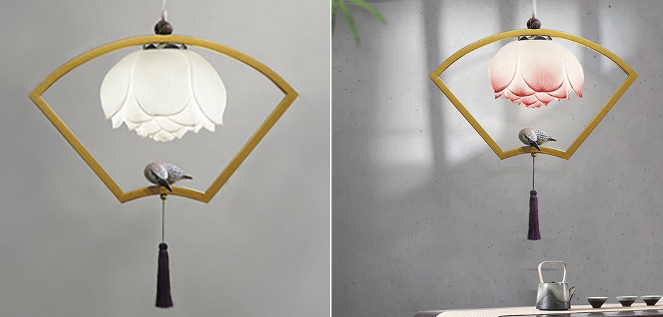 Подвесной светильник Bird with Tassel Fan Подвесной светильник Bird with Tassel Fan - Loft-Concept в Костроме