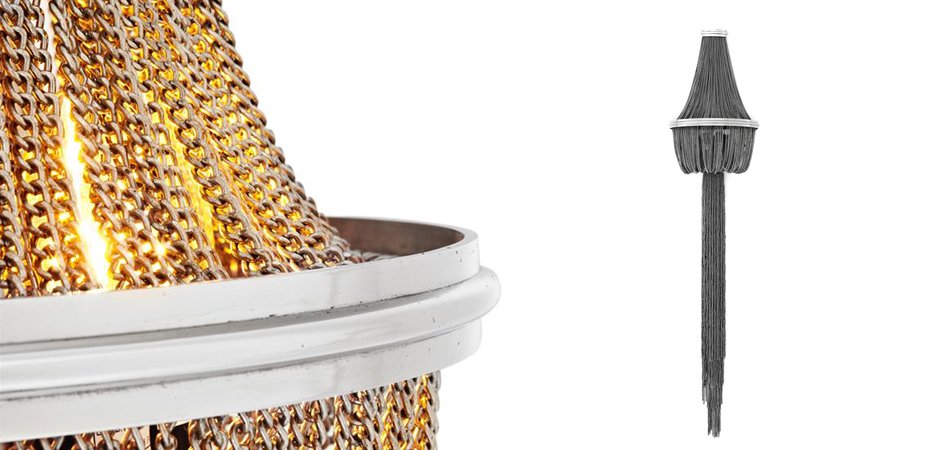 Бра Wall Lamp Martinez Nickel - Loft-Concept в Костроме