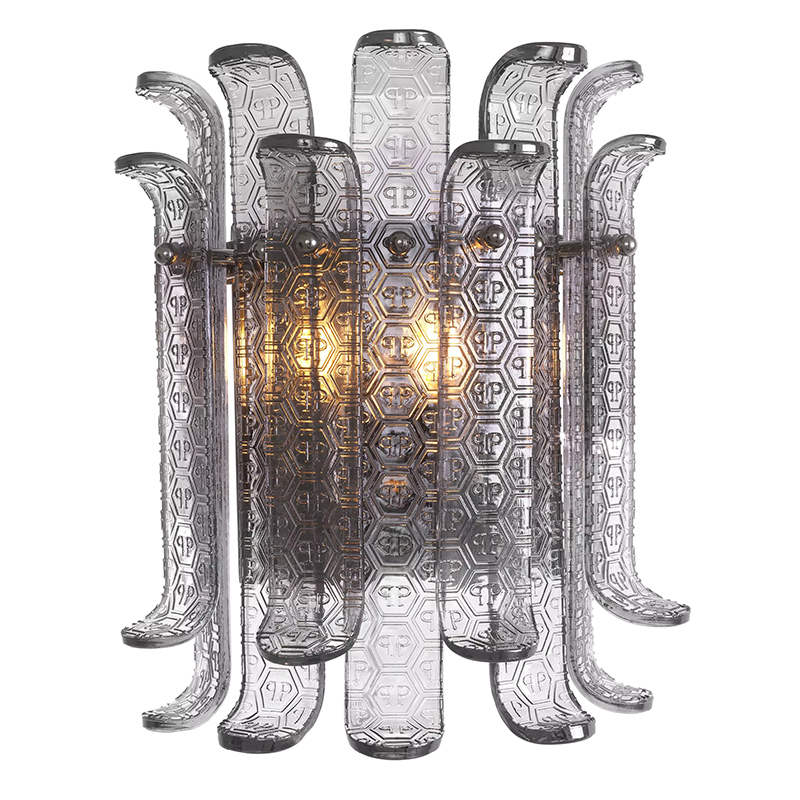 Бра Philipp Plein Wall Lamp Rodeo Drive Серый Бра Philipp Plein Wall Lamp Rodeo Drive Серый в Костроме | Loft Concept