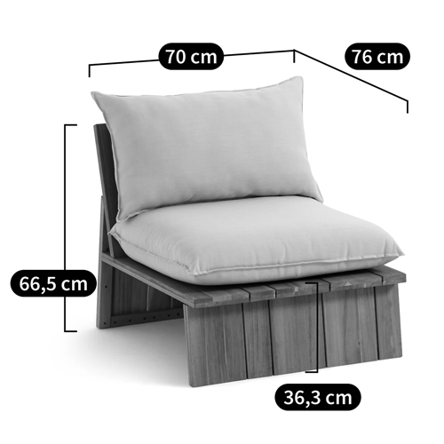 Уличное кресло из массива акации Trivett Wooden Chair Уличное кресло из массива акации Trivett Wooden Chair в Костроме