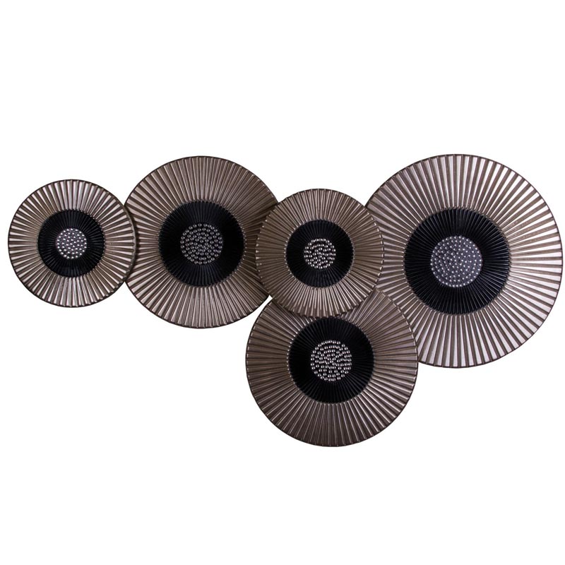 Арт-объект Rhinestone Wall Disc Brown and Black Коричневый Черный Арт-объект Rhinestone Wall Disc Brown and Black Коричневый Черный в Костроме | Loft Concept