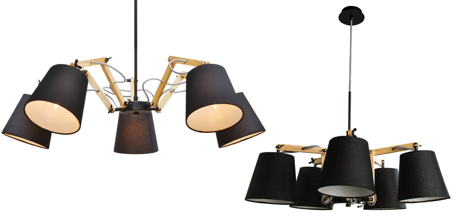 Люстра Woodland Pendant 5 Black Люстра Woodland Pendant 5 Black - Loft-Concept в Костроме