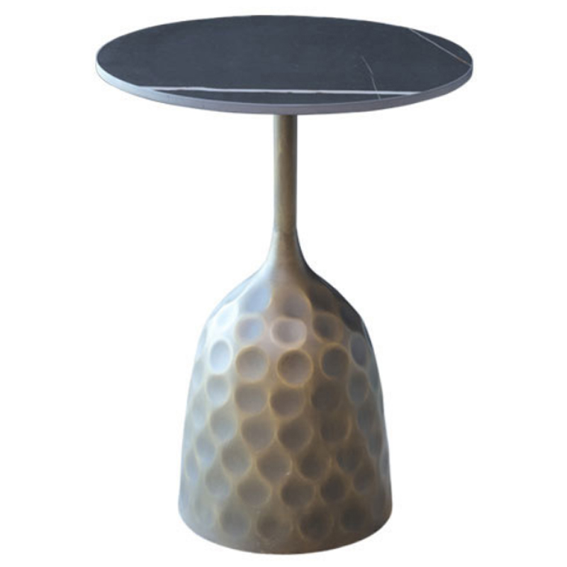 Приставной стол Cluster Surface Bronze Black Stone Side Table Античная Бронза Черный Приставной стол Cluster Surface Bronze Black Stone Side Table Античная Бронза Черный в Костроме | Loft Concept