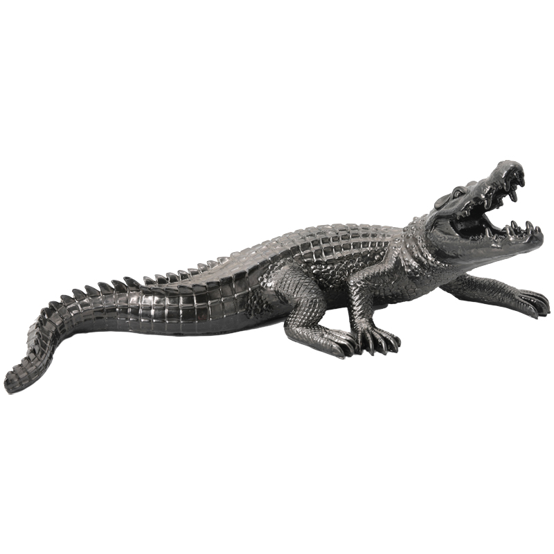 Статуэтка Crocodile Gray Серый (Gray) Статуэтка Crocodile Gray Серый (Gray) в Костроме | Loft Concept