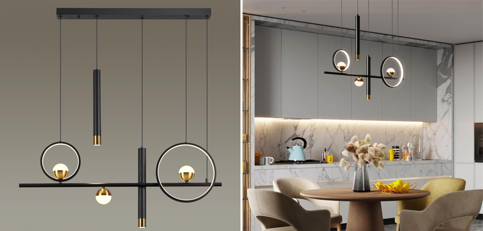 Люстра Scales Черная Люстра Scales Черная - Loft-Concept в Костроме