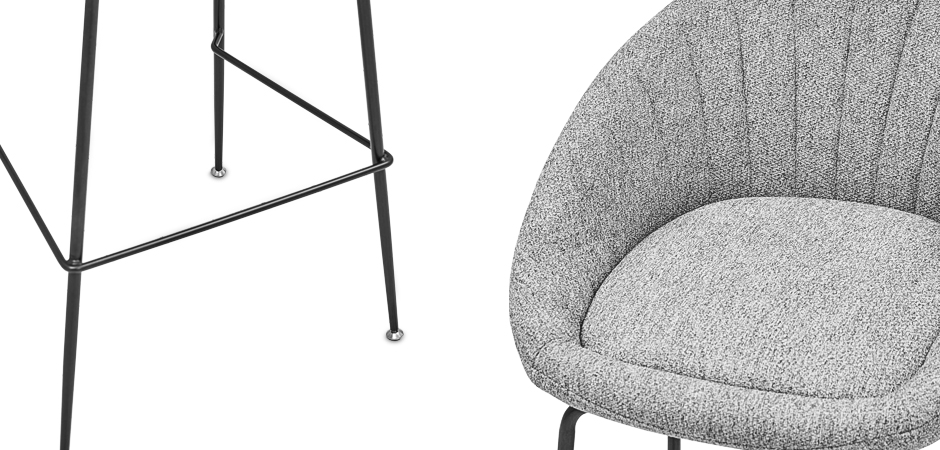 Барный стул Alberto Bar Stool Gray Барный стул Alberto Bar Stool Gray - Loft-Concept в Костроме